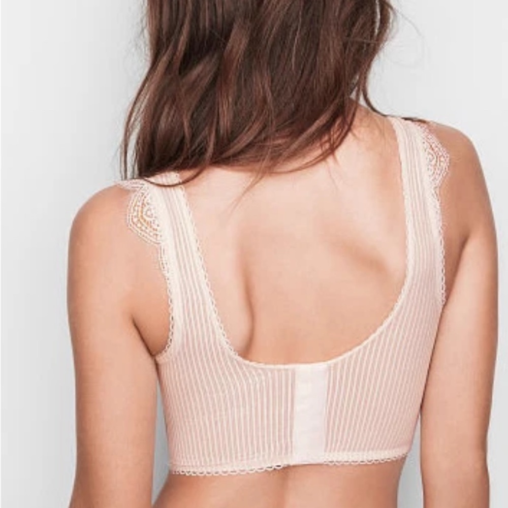 Victoria’s Secret‎ Dream Angels Lined Stretch Lace Demi Bustier Camisole Bra 34C - Picture 2 of 15